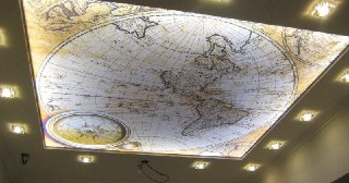 Натяжной потолок с фотопечатью Боровичи, цена от 6258 руб.