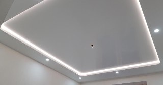 Светодиодные натяжные потолки Боровичи, цена от 1557 руб.